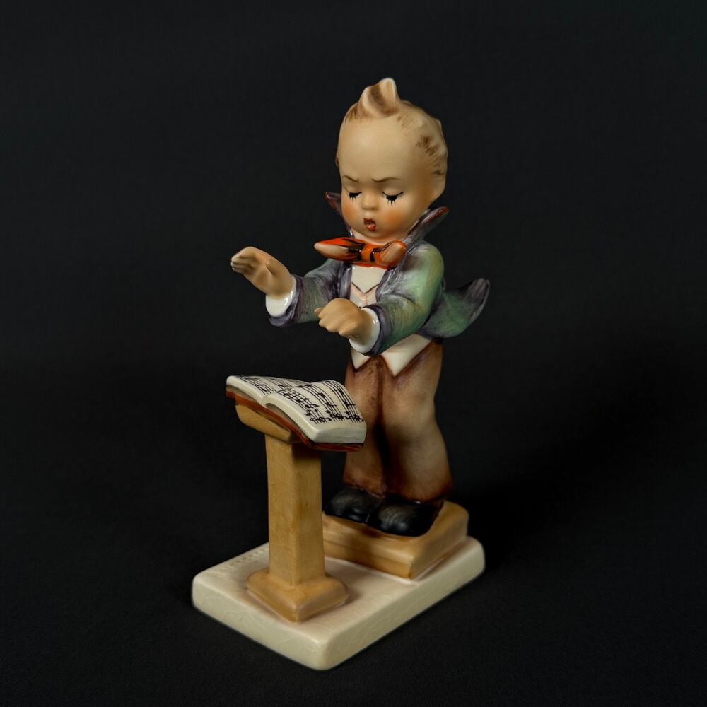Vintage #129 Hummel Goebel Band Leader Porcelain Figurine West Germany 5.5"